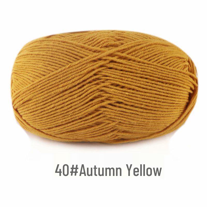 Suhe 4-Ply Combed Milk Cotton Yarn for Crochet & DIY Knitting Projects