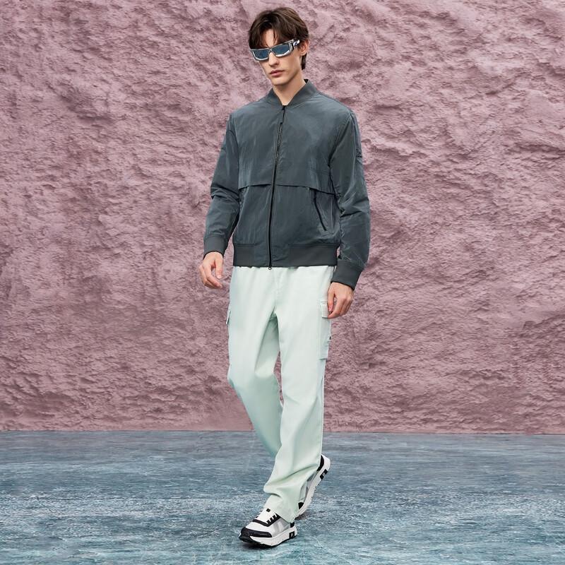 J.Lindeberg Men's Glossy Nylon Bomber Jacket