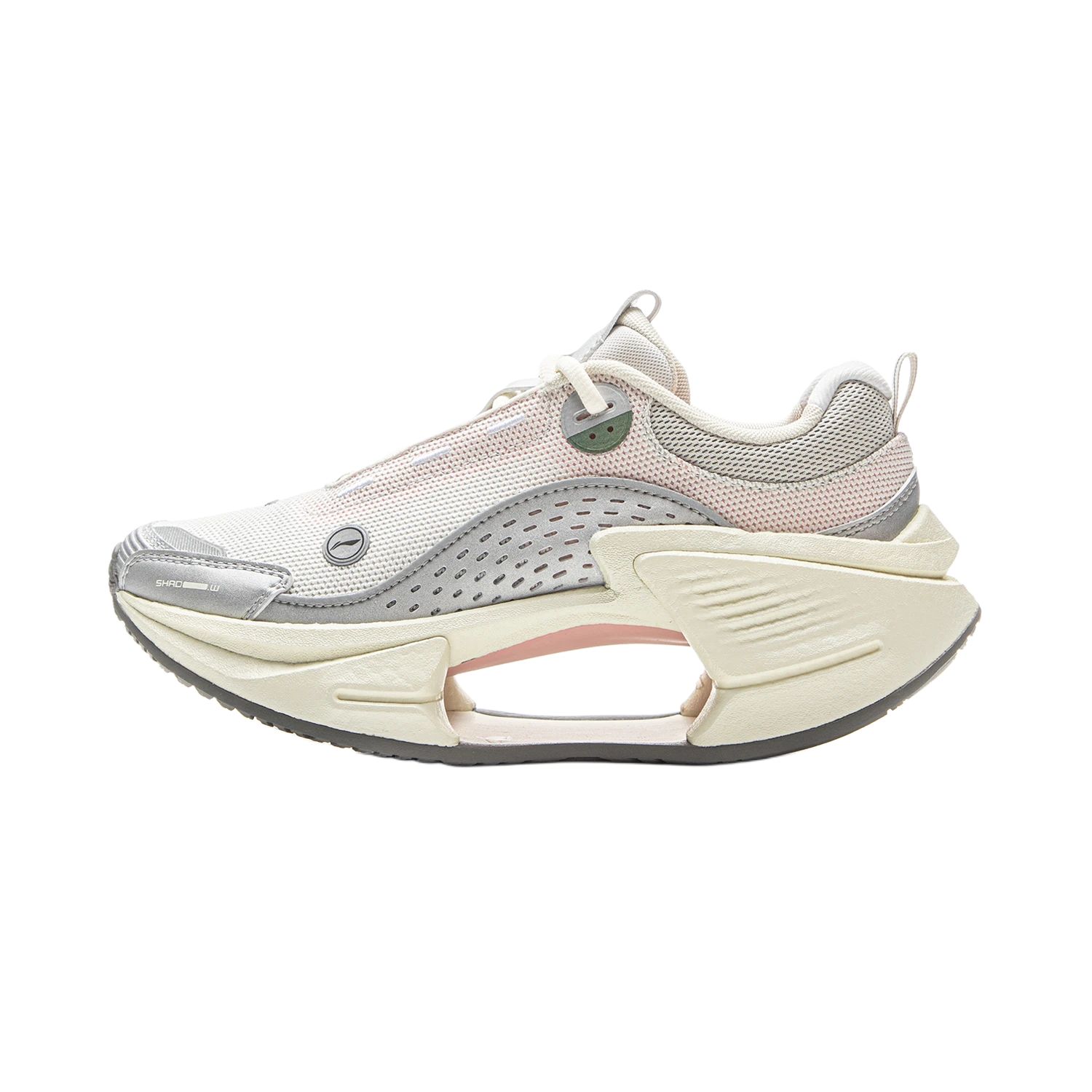 

Легкие модные беговые кроссовки Li Ning с отражающей технологией возврата энергии Женские кроссовки Антарктический-Серый Серебристый AZGV228-1 39