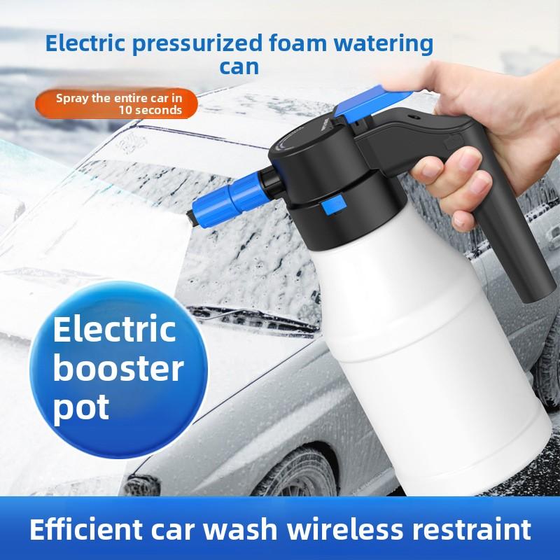 Wireless Charging Electric Garden Sprayer Car Wash Foam Watering Can Cleaning Tool with Pressure Feature