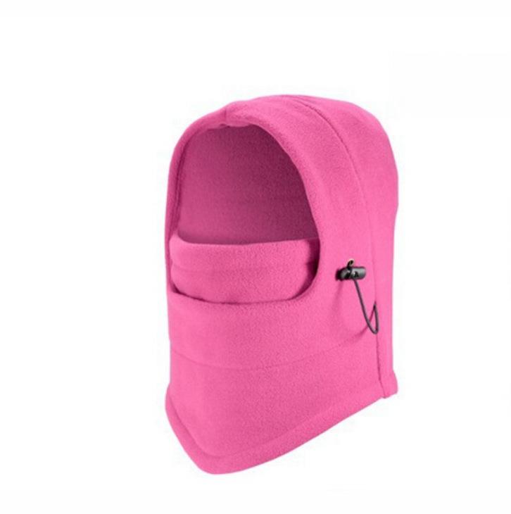 1pc Winter warm Balaclava Hat for Men Women,outdoor Thermal Fleece Hood Bike Windproof Face beanie hat Neck Warmer Scarves cap