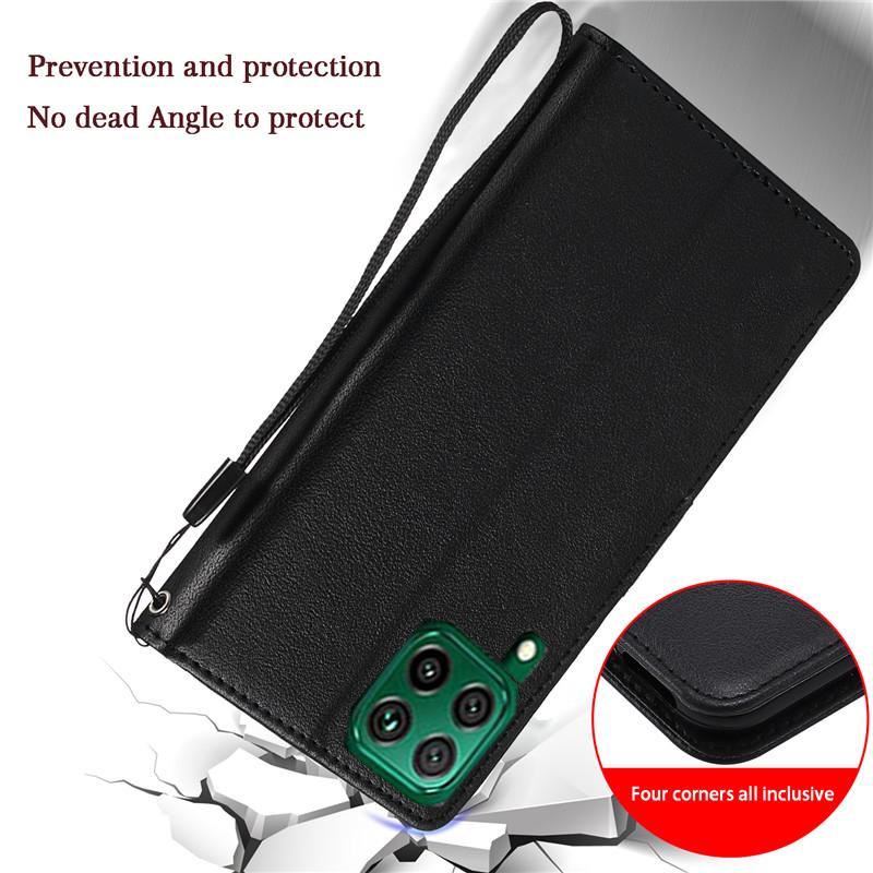 Luxusní kožená peněženka Měkký kryt Pro Samsung Galaxy S20 FE S21 S30 Plus Note 20 Ultra A12 A32 A42 A52 A72 A21S A51 A71 A01 A11 A31 A41 M31S Flip kryt