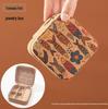 Portable Retro Cork Jewelry Box for Travel - Earring, Ring, Necklace Organizer