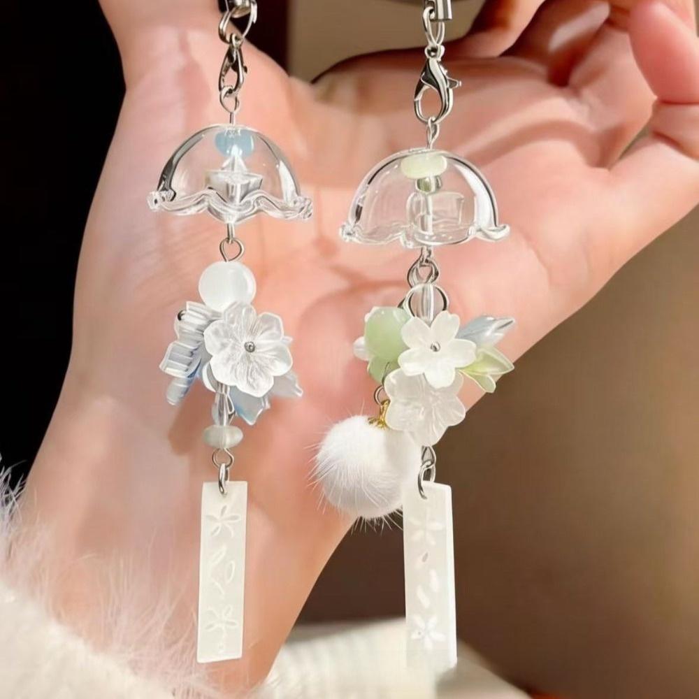 New Transparent Bag Pendant Chinese-style Vintage Mobile Phone Lanyard Handmade Beaded Pendant Bag Decoration