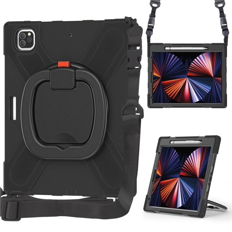 Kids Shockproof Hard Case With Hand Strap IPad Air 13 10 PC Material Sleep Wake Support Portable Design