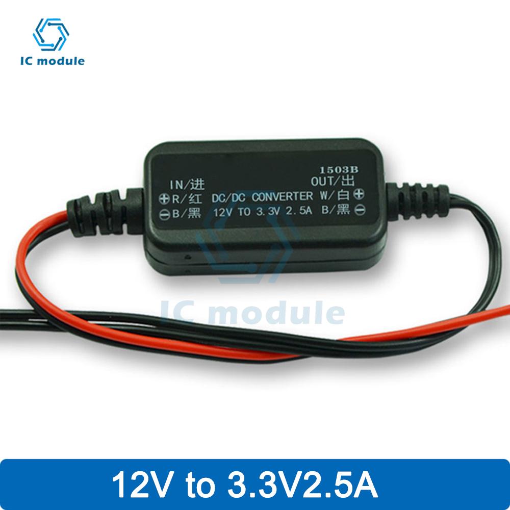 DC Step Down Converter 12V To 3.3-9V 2.5A Waterproof Auto Protection Vehicular Car Power LED Current Stabilizer DC DC Converter