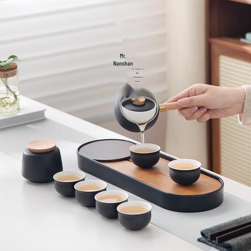 Nanshan Mr. Fu Portable Ceramic Kung Fu Tea Set