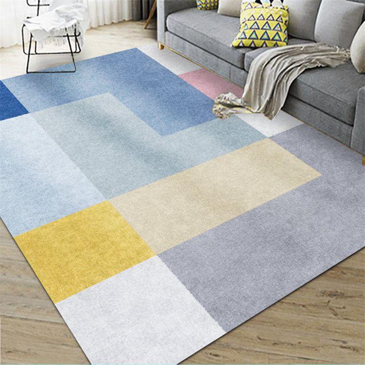 Wohnzimmer Schlafzimmer Geometrie Teppich Anti-Rutsch Bodenmatte weich nordischen Luxus Bereich Teppich Home Dekoration