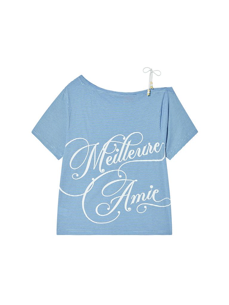 NYXX Tnsw Knot Off Shoulder Blue
