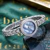 Light Luxury Fashion Round Quartz Watch Student Ladies Alloy Bracelet Waterproof Watch Luminous Rose Gold