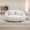 Bean Bag Sofa Lazy Sofa Durable Comfort Lounger High Back Chair for Adults and Children, Indoor & Outdoor, Soft Lounge Chair (Beige Chenille)