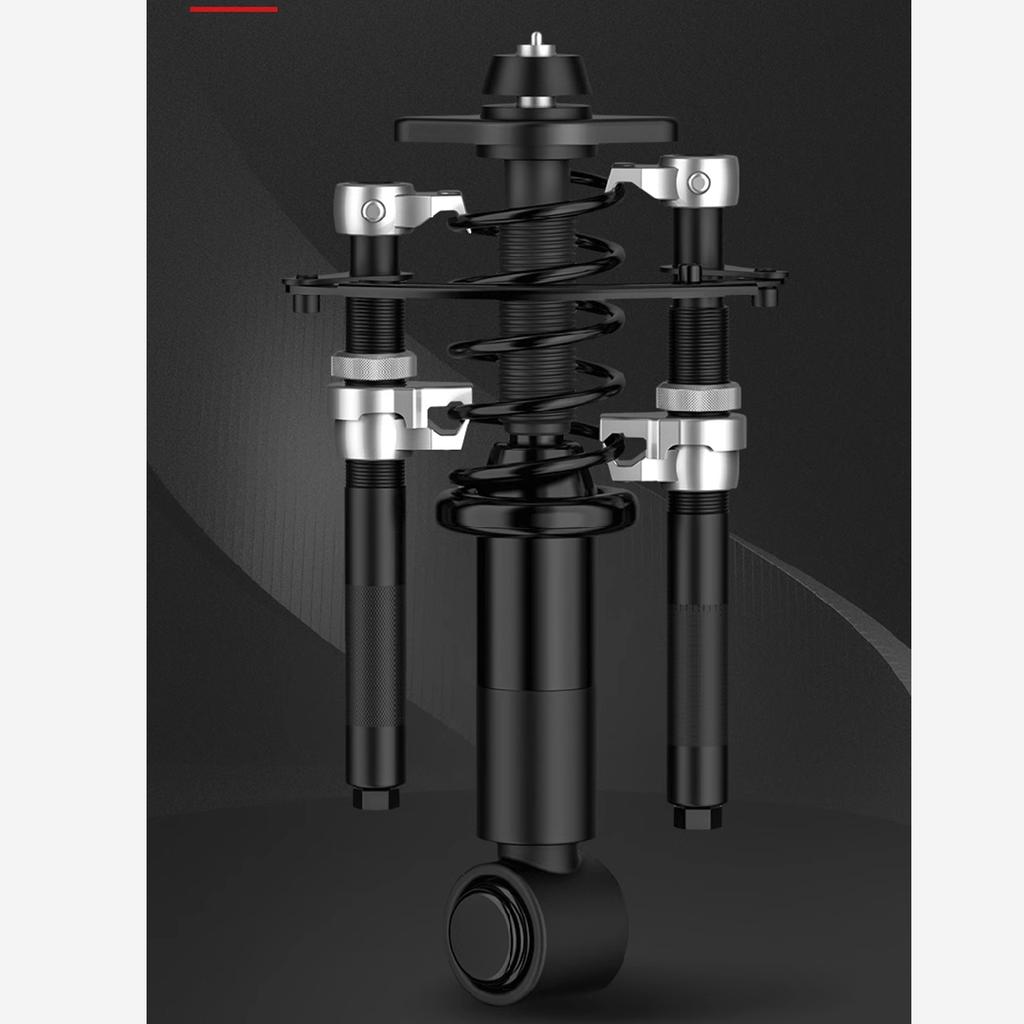 Heavy Duty Coil Spring Compressor Tool, Shock Absorber Strut Removing Installing Tool for Car Repairing, Max Load 100KG
