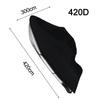 Custom Fit Motorboat Cover 300 X 420 CM Easy Install with Buckles and Tie Down Straps Protects from Rain Dust and Scratches