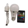Rechargeable RGB E27 Bulb with Touch Switch & Remote - 16 Colors