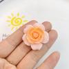 7Pcs New Mini Cute Shiny Roses Flat Back Resin Cabochons  DIY Jewelry Craft Decoration Accessories