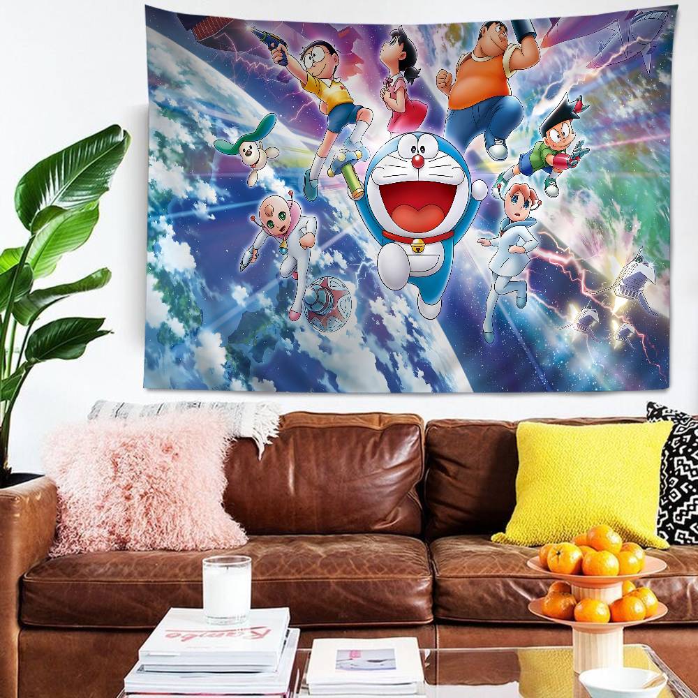 Classic Anime DDoraemon Hanging Bohemian Tapestry Bohemian Wall Tapestries Mandala Cheap Hippie Wall Hanging