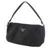 PRADA Accessory pouch Pouch Handbag black Nylon Women Used