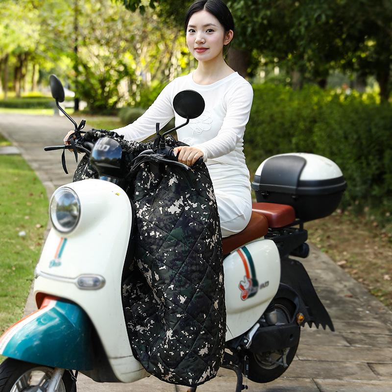 Electric Car & Motorcycle Windproof Skirt: Autumn/Winter Waterproof Warm Knee Pads for Adults & Children