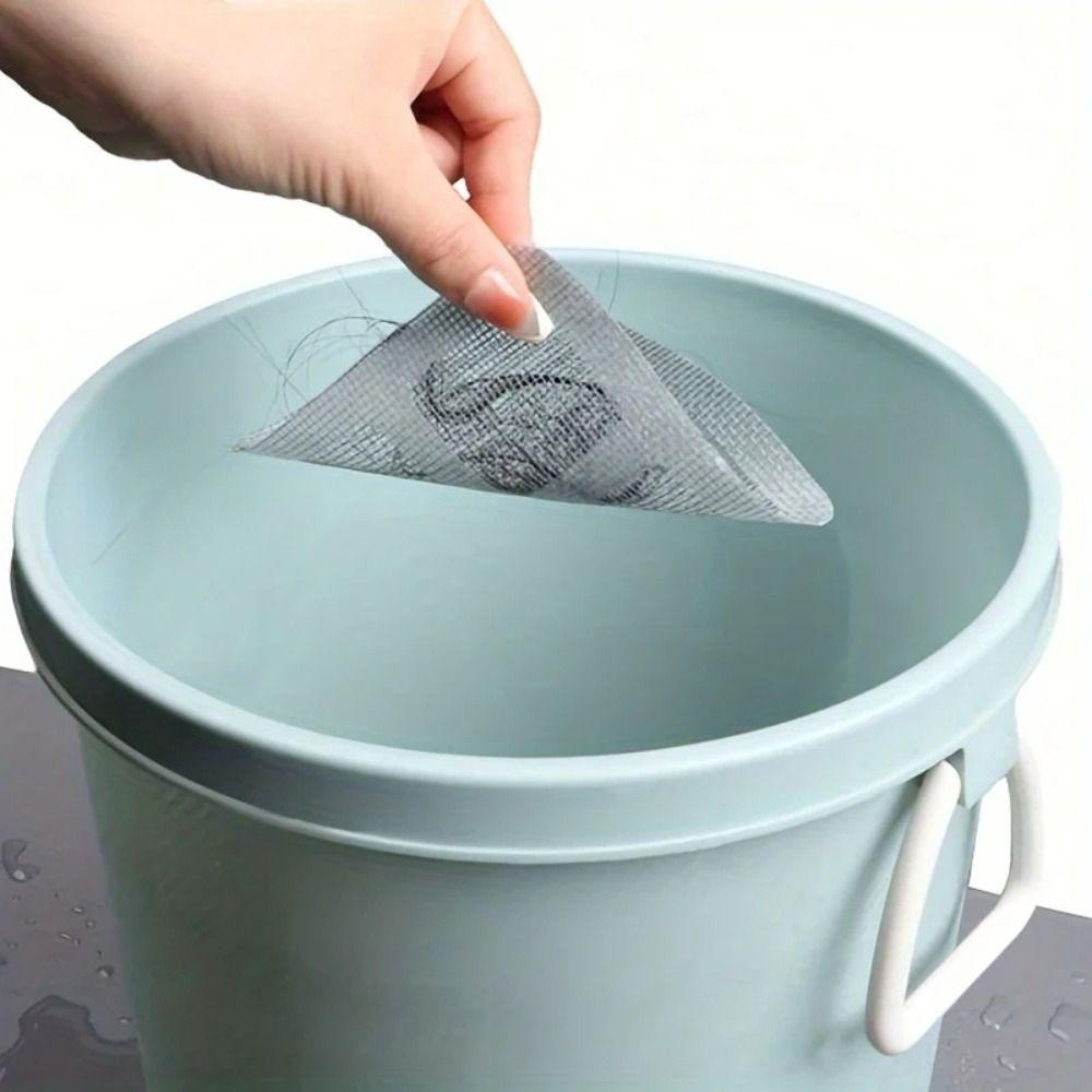 30Pcs Anti-blocking Disposable Floor Drain Sticker Sink Strainers Shower Drain Cover  Kitchen