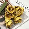 Cute Hanger Pu Leather Tulip Pendant Fashion Colorful Pu Flower Keychain Creative Bag Decoration Bag Accessory