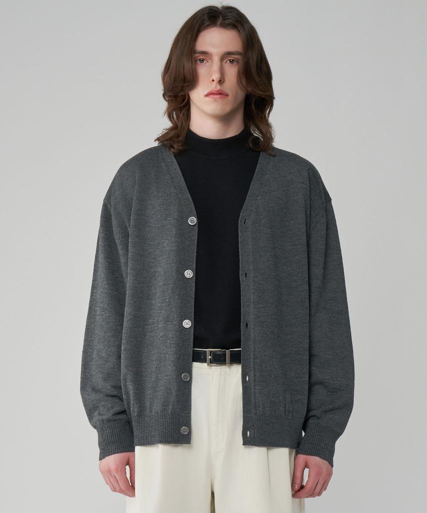 Untapped Studio [2Pack] Daily Semi-Oversized Basic Knit Cardigan 3 Colors