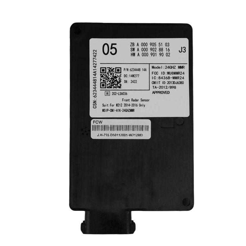 

A65P-New A0009055103 For Mercedes-Benz E Class W212 2014-2016 Forward Collision Warning Module FCW Distance Radar Sensor чёрный