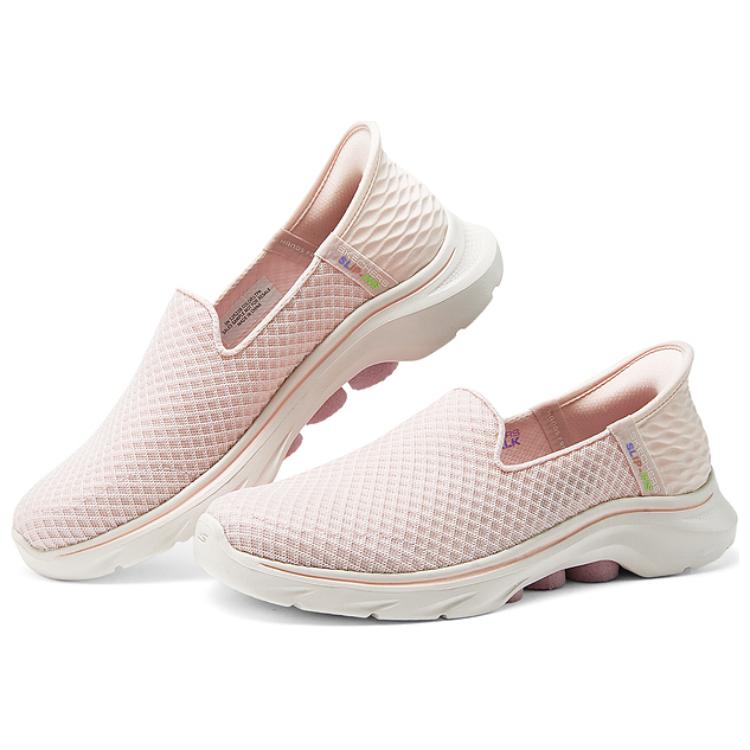 Skechers Go Walk Fashion Versatile Low-Top Casual Sneakers Women Sneakers Light-Pink 125228-LTPK