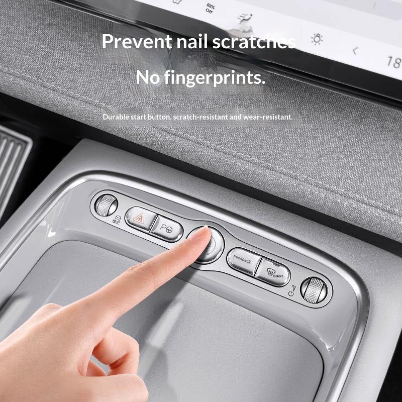 Fit For BYD SeaLion 05 EV 07 DM Seal 06 EV DM Dolphin Seagull Car Central Control Button Protective Film Decorative Sticker