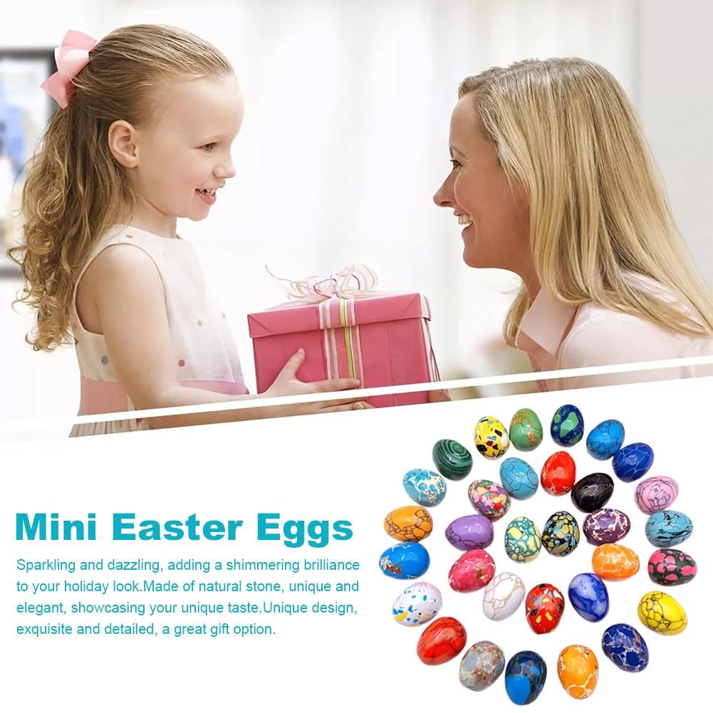 Egg Shaped Stone Natural Semi-precious Stone Polished Agate Healing Room Quartz Ornament Craft A7J4