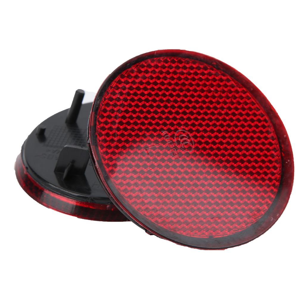 2 STK Bakre Støtfangerreflektor Rund Rød Automodifisering Passer for Nissan QASHQAI 2007‑2015