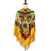135*135Cm Russian National Square Scarf Women Luxury Floral Print Bandana Scarves Ukrainian Fringed Shawl Travel Sunshade Wraps