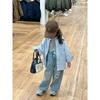 Jeans alla Moda Freschi e alla Moda per Bambine Primavera ed Estate Design con Buchi per Bambini Piccoli