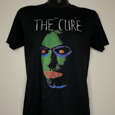 THE CURE robert smith head on the door zwart unisex T-shirt Tops Tee S-4XL