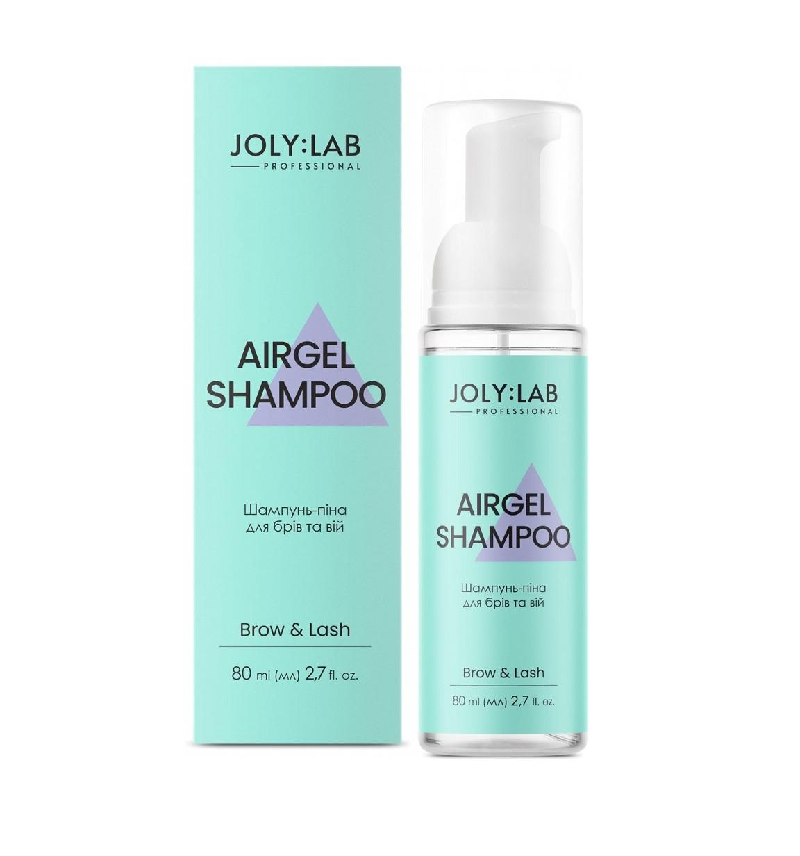 

Шампунь-піна для брів та вій Airgel Shampoo Joly:Lab 80 мл