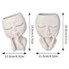 1 Piece Girl Face Flower Vase, Creative Home Decoration, Balcony and Living Room Decorative Ornament, Christmas Gift, Thanksgiving Gift