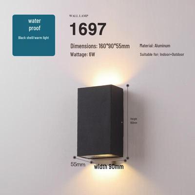 Oeny Moderne LED-Wandleuchte für den Außenbereich
