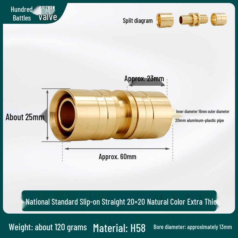 Copper and Aluminum Compression Fittings for Underfloor Heating and Hot Water Pipes