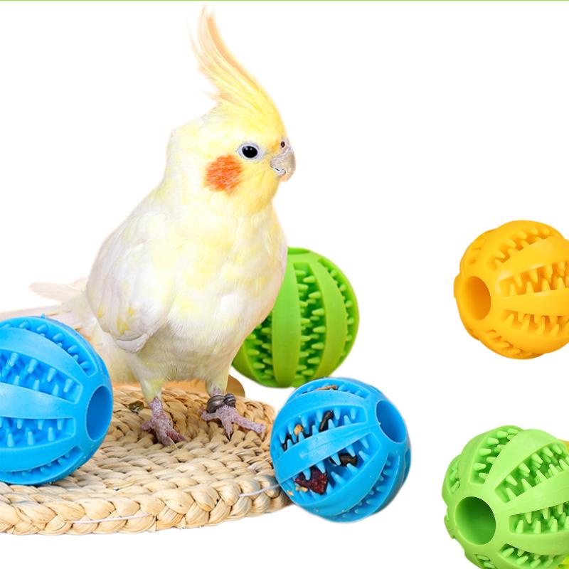 Futterbälle Vogelspielzeug Conure Futterspielzeug Wellensittich Fußkralle Spielzeug Nymphensittich Kautraining Rasselbälle Papageienkäfig Spielzeug