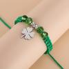 Four Leaf Clover Woven Hand Rope, Symbolizing Luck, Simple and Versatile Couple Style Unisex Trendy Bracelet.
