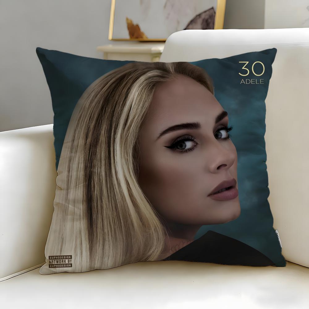 Klassisk sångerska Adele Kuddfodral Mjukt & Lätt att Tvätta Örngott – Mångsidigt för Soffa, Säng, Resa och Kontor