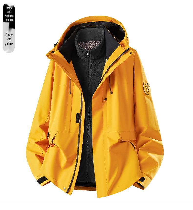 Etherland Couples' 3-in-1 Detachable Jacket: Versatile Outdoor Mountaineering Gear for Men & Women (Autumn/Winter)