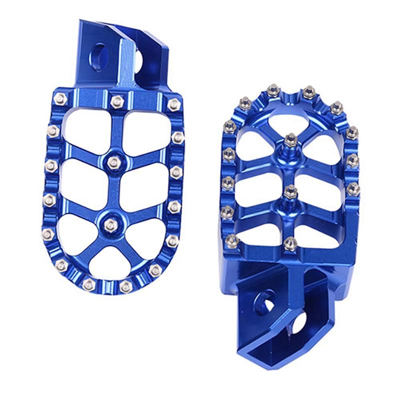 Powerful Footpeg Foot Pegs Rests Peda For YZ80 YZ125 YZ250 YZ500 WR200 WR250 WR500 HONDA XR350 Red