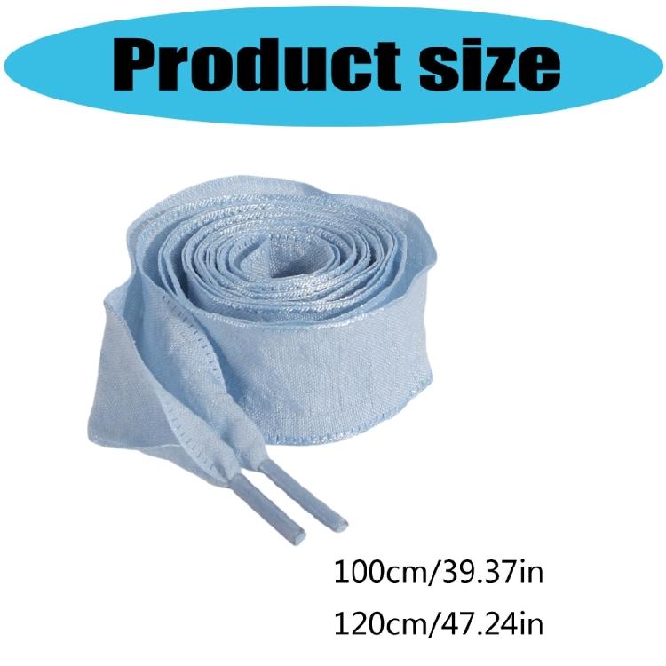 Crinkled Border Shoestrings Pair Ventilated Permanent Substance Easy Installation Multiple Shoe Styles