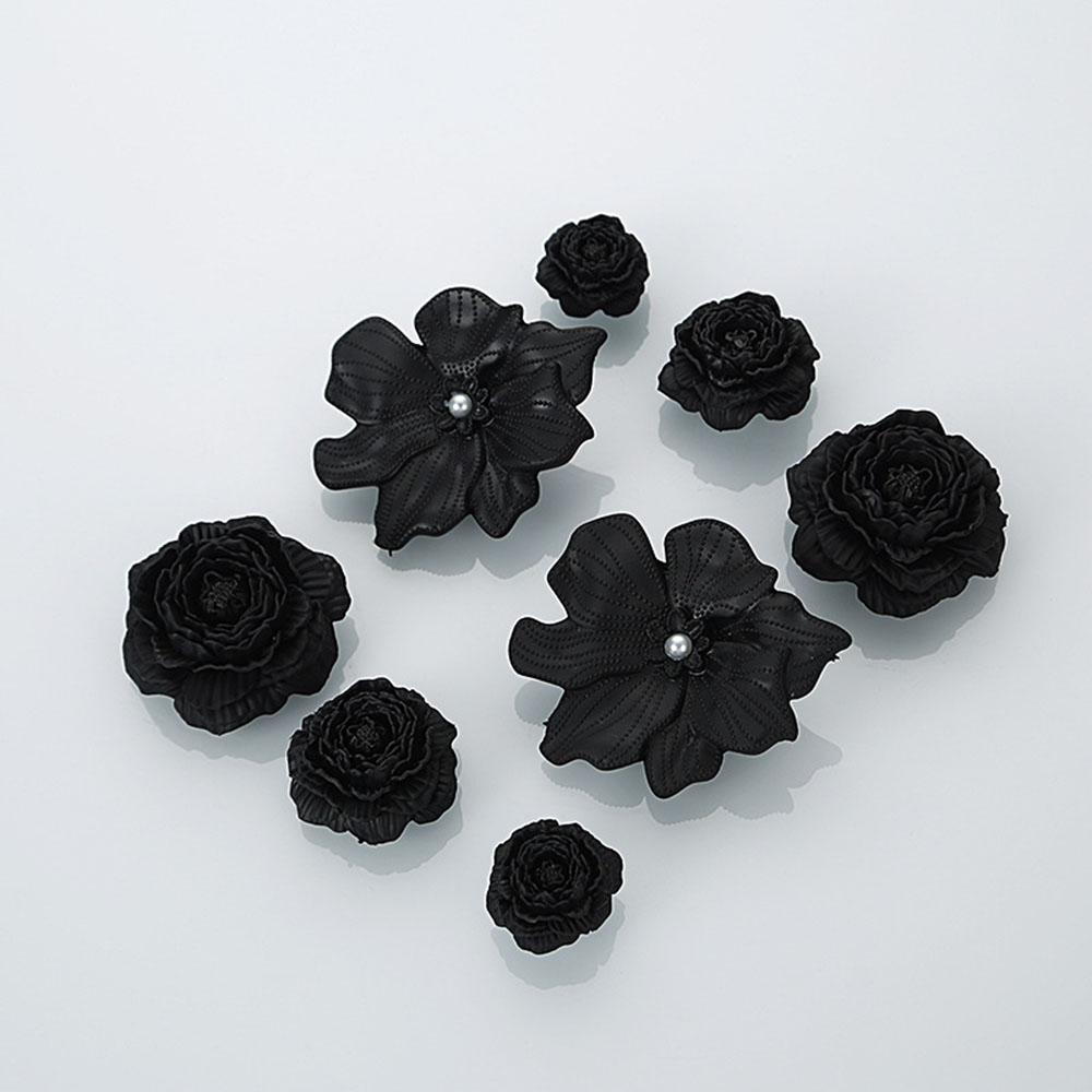 8Pcs Reusable 3D Flower Beach Shoe Charms Detachable Clip Buckle Shoe Decorations DIY Decoration Buckle For Shoes Accessories