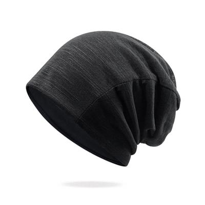 [ZENZERO] Mütze Herren Strickmütze Alle Jahreszeiten Gemischtes Stildesign (Typ A-Schwarz)