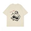 Summer Cute Hand Drawn DJ Cat Print Oversized Tshirt Casual Streetwear Short Sleeve Tee for Unisex and WoUnisex Moisture Wicking Dry