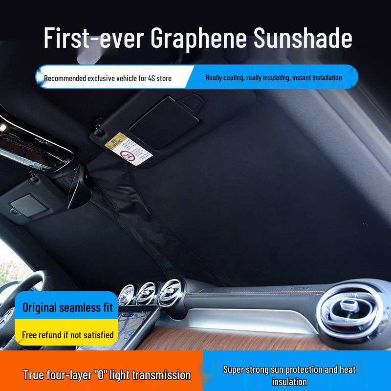 AITO & Luxeed Car Windshield Sun Shade: 4-Layer Protection for M5-M9 & S7 Models