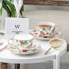 WOOCH Ceramic Couple's Cup and Saucer Gift Set