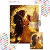 Diamond Painting Kit Beauty Beast 5D DIY Diamond Art Home Bedroom Wall Decor