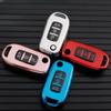 Elektroplåt Bilnyckelfodral Fob Cover Shell för Renault Kadjar Captur Megane 3 Symbol Logan 2 Sandero 2 Dacia Duster Nyckelring Tillbehör